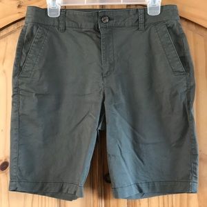 Olive Gap Shorts - 9” inseam. Worn once.